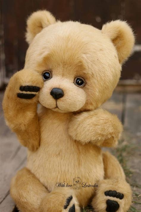 Teddy Bear September Ooak Bear Artist Collectible Stuffed Plush Bear