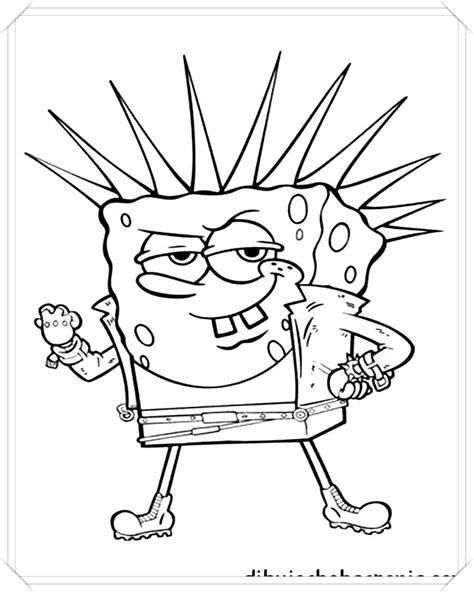 Pin On Dibujos Bob Esponja Para Colorear