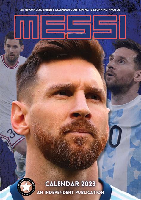 2023 Lionel Messi A3 Wall Calendar