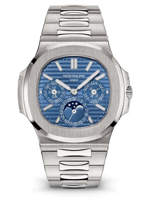 Patek philippe nautilus 5711/571a black dial full steel watch (v6f). Patek Philippe Nautilus 5740/1G-001 White Gold | The Hour ...