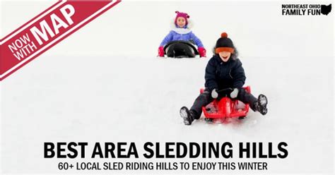 Best Sledding In Northeast Ohio With Map Of The Top Sled Riding Hills