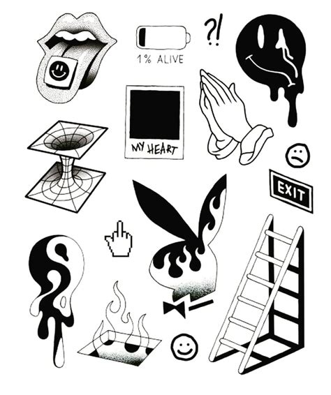 Tattoo Flash Art Drawings