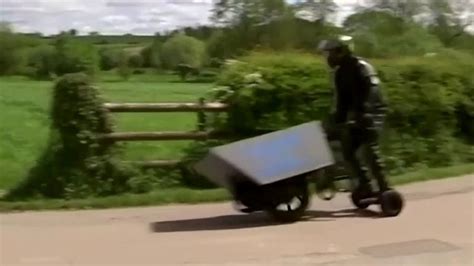 This Motorised Wheelbarrow Can Go Up To 40mph Offbeat News Sky News
