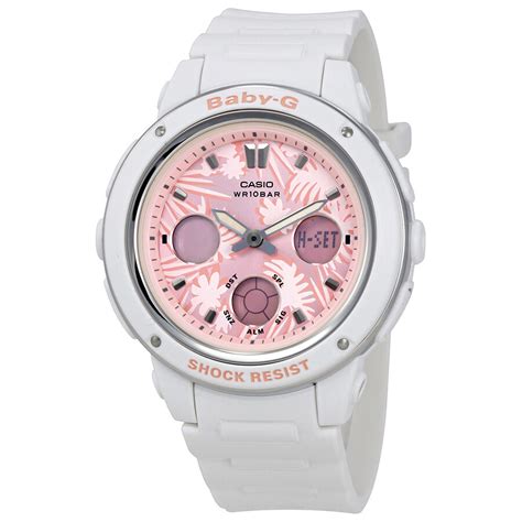 After the launch of the first casio timepiece in the 1970s, the japanese company became a leader in the digital watch world.the casio empire has only grown. Casio Baby-G Pink Flower Dial Ladies Watch BGA150F-7 ...