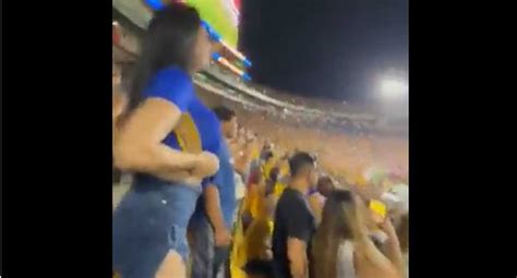 Spoke A Fan Who Celebrated A Goal Showing Her Breasts In The Stadium Celebrity Gossip News