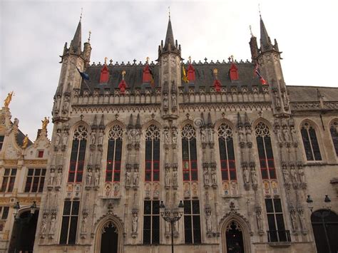 Bruges City Hall Belgium Stock Image Image Of Brugge 217820059