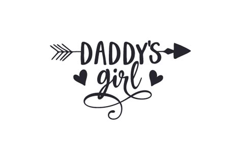 Daddys Girl Svg Cut File By Creative Fabrica Crafts · Creative Fabrica