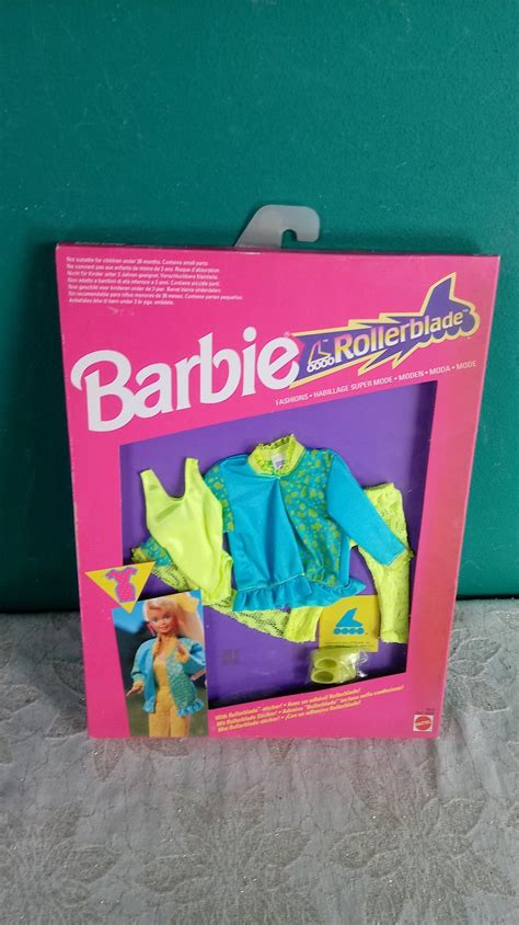 Mattel Rollerblade Fashions Barbie Doll Clothes Vintage Etsy