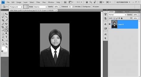 Cara Membuat Foto Hitam Putih Di Photoshop