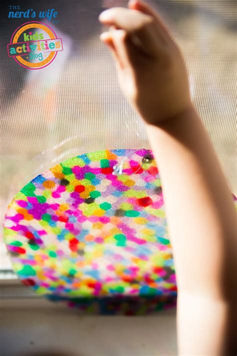 Lets Make A Melted Bead Suncatcher On The Grill Kids Activities Blog