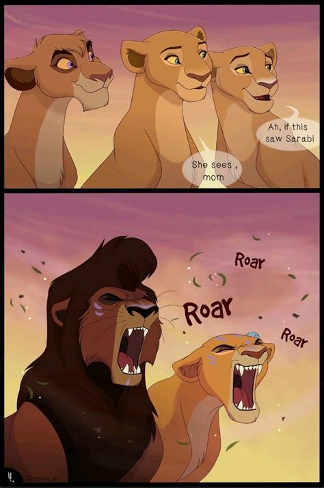 The Lion King And His Cubs Are Being Compared By Each Other In This Comic Strip