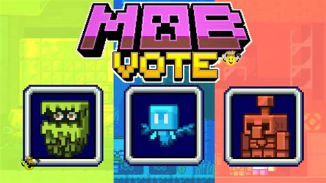 ⭐como Votar Novo👻mob Do Minecraft 3 Novos Mobs Minecraft Live 2021