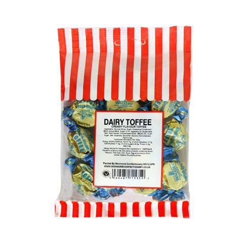 DAIRY TOFFEE MONMORE 125G Monmore Confectionery