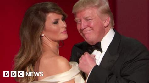Presidential Inaugural Ball Trumps Enjoy First Dance Bbc News