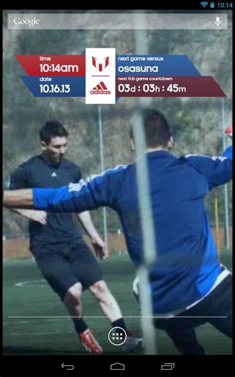 Official Messi Live Wallpaper Para Android Descargar