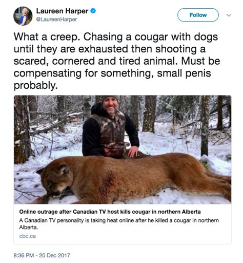 canadian tv host steve ecklund spurs online outrage after hunting cougar posting photos