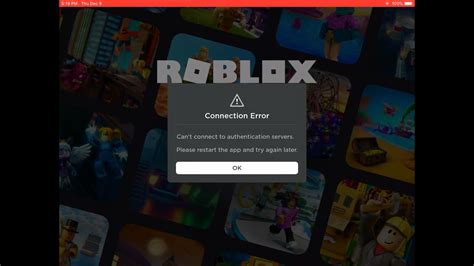 Roblox Authentication Error Youtube