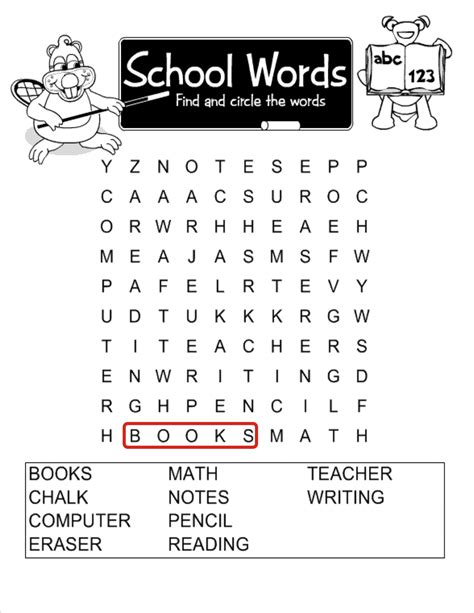 Find the sixth word hidden in the pictures for kids find the words: Find the #word hidden in the #puzzle. | Kids learning ...