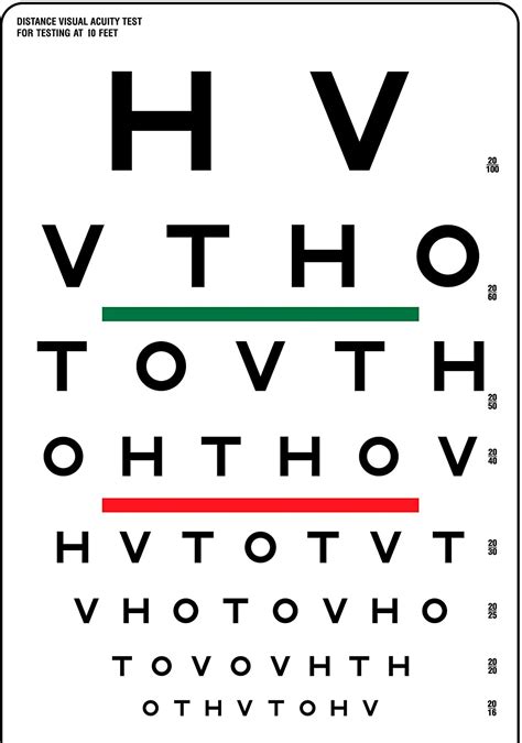 Top Quality By Bexco Brand Snellen Eye Visual Acuity Chart