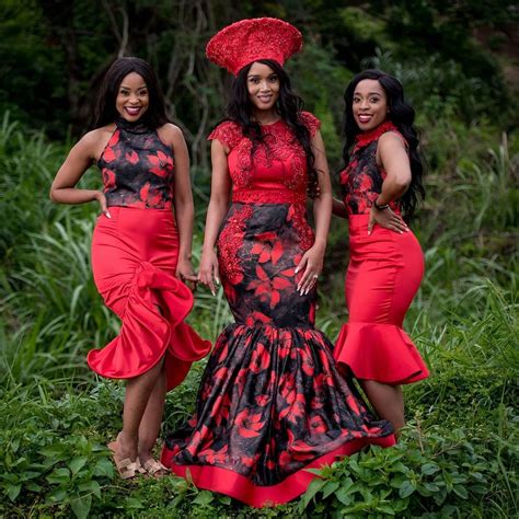13 Gorgeous Zulu Shweshwe Wedding Dresses Shweshwe Wedding Dresses