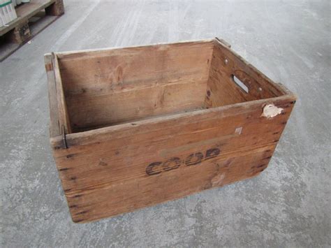 Alte Coop Kiste Holzkiste Antik Werbung Kaufen Auf Ricardo