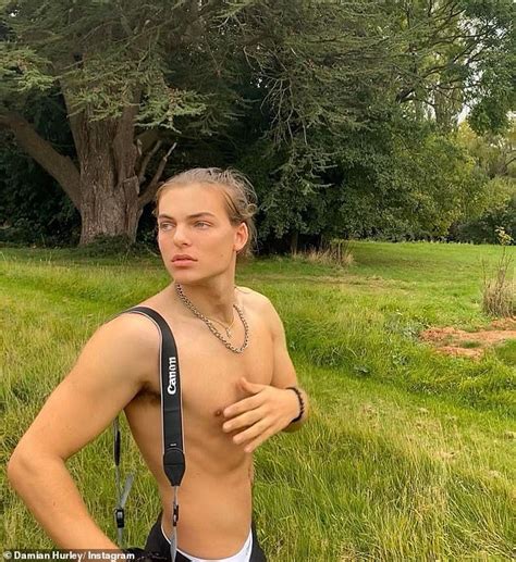 Damian Hurley 18 Shares Striking Shirtless Snap