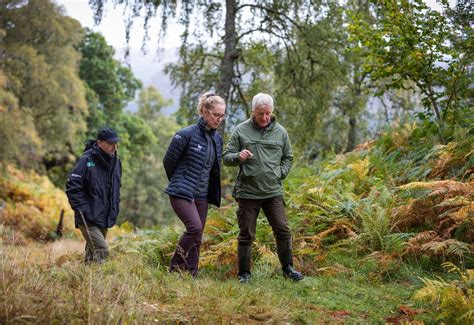 Scottish Governments Minister Lorna Slater Visits Rewilding Charity