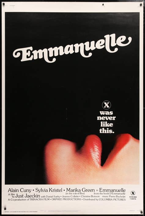 Emmanuelle Vintage Movie Poster