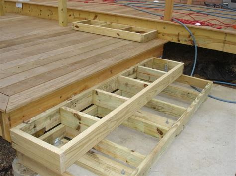 Stairs To Patio Need Help Decks Backyard Diy Deck Outdoor Deck Pool