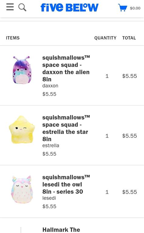 Available Now Squishmallow