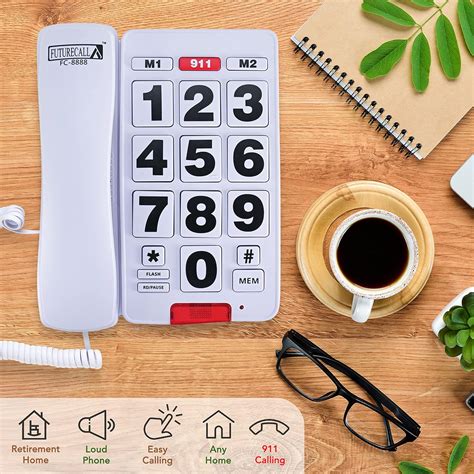 Buy Future Call Fc 8888 Big Button Phone For Seniors Large Button