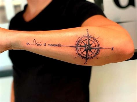 Compass Tattoo Forearm Compas Tattoo Compass Tattoo Design Forarm