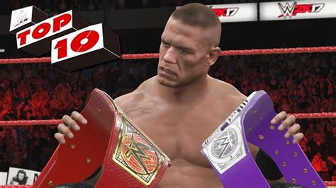 Wwe 2k17 Top 10 Moments Of John Cenas Story In This Moment Wwe 10 Things