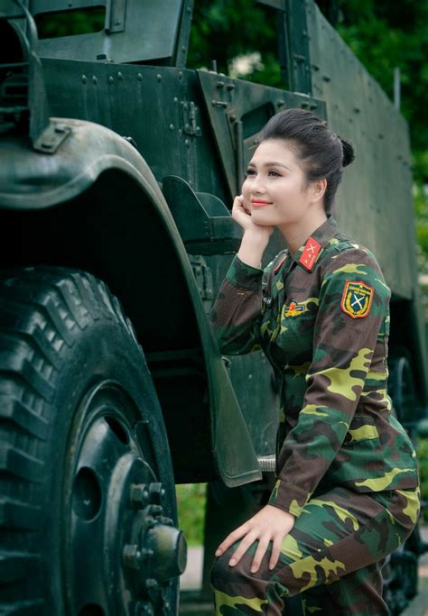 Vietnamese🇻🇳 Military Girl Photos Army Love Photography Beauty Army