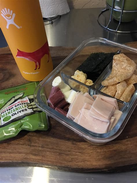 Keto Lunchables Complete With A Thermos Of Coffee Rketofood