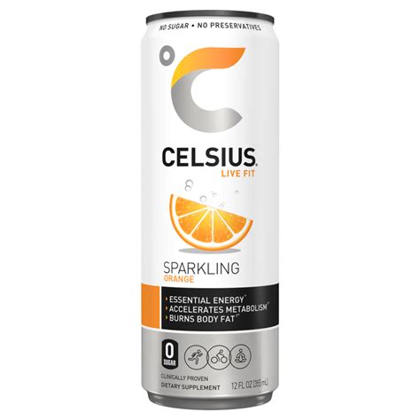 Celsius Sparkling Orange 12oz Can Delivered In Minutes