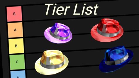 Roblox Sparkle Time Fedora Tier List Youtube