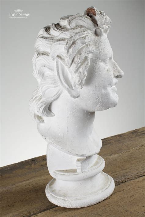 Plaster Bust Of The Greek Mythological Satyr