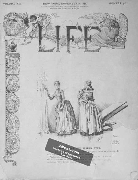 Life 1888 Magazines For Sale 2neat Magazines Original Life