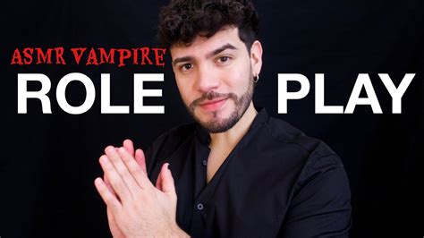 vampire roleplay asmr 🧛🏻‍♂️ male whisper feeding personal attention part 1 youtube