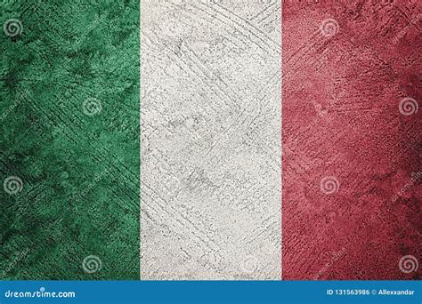 Grunge Italy Flag Italian Flag With Grunge Texture Stock Photo Image