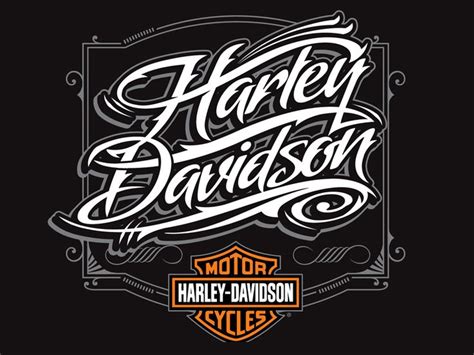 Harley Davidson Script Logo Harley Davidson Script Font Harley