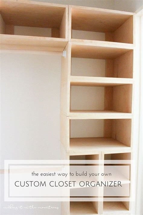 71 Easy And Affordable Diy Wood Closet Shelves Ideas Diy Custom