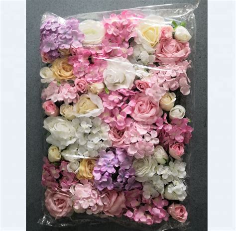 Source Wholesale Silk Flower Wall Panels For Wedding Decoration On M