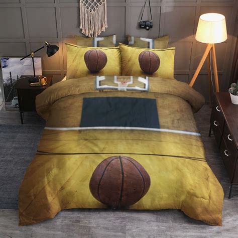 Basketball Court Bed Sheets Duvet Cover Bedding Sets Homefavo