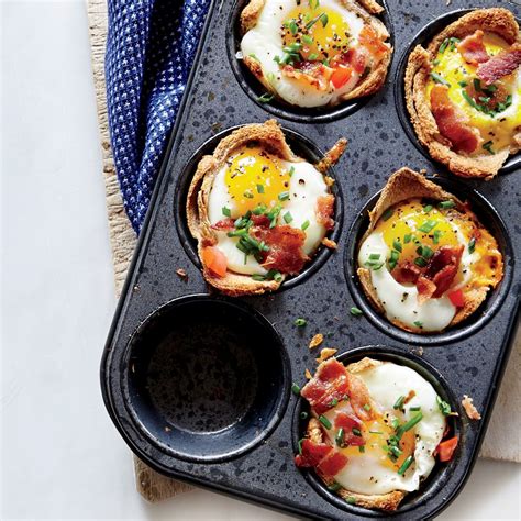 Egg And Toast Cups Recipe Recipe Brunch Recipes Quick Breakfast