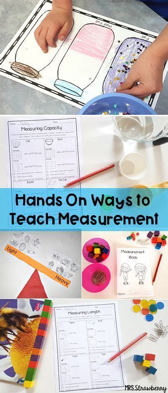 Hands On Ways To Teach Measurement Kindergarten Science