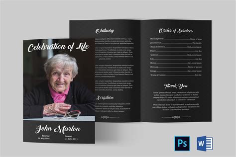 Sample Obituary For Funeral Program