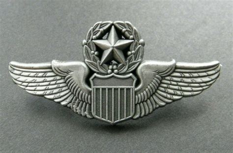 Usaf Air Force Large Master Pilot Wings Lapel Pin Badge 2 Inches