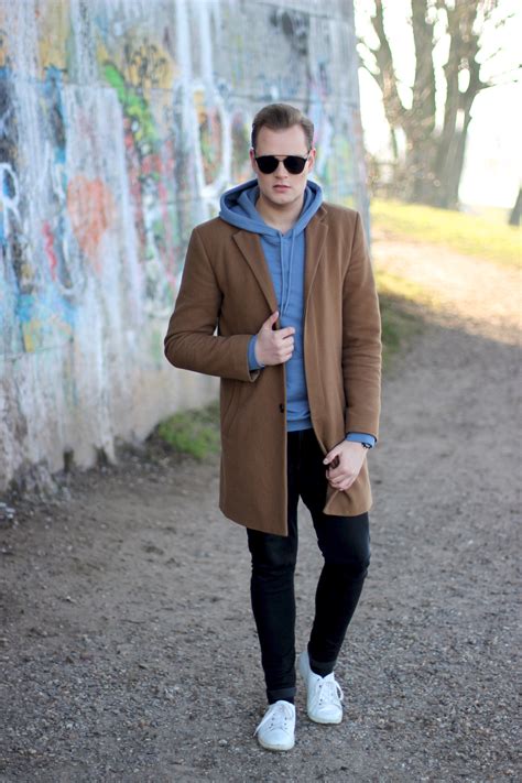 See more ideas about hoodies, jackets, hoodies men. Camel Coat with Hoodie outfit - JustKVN menswear and ...